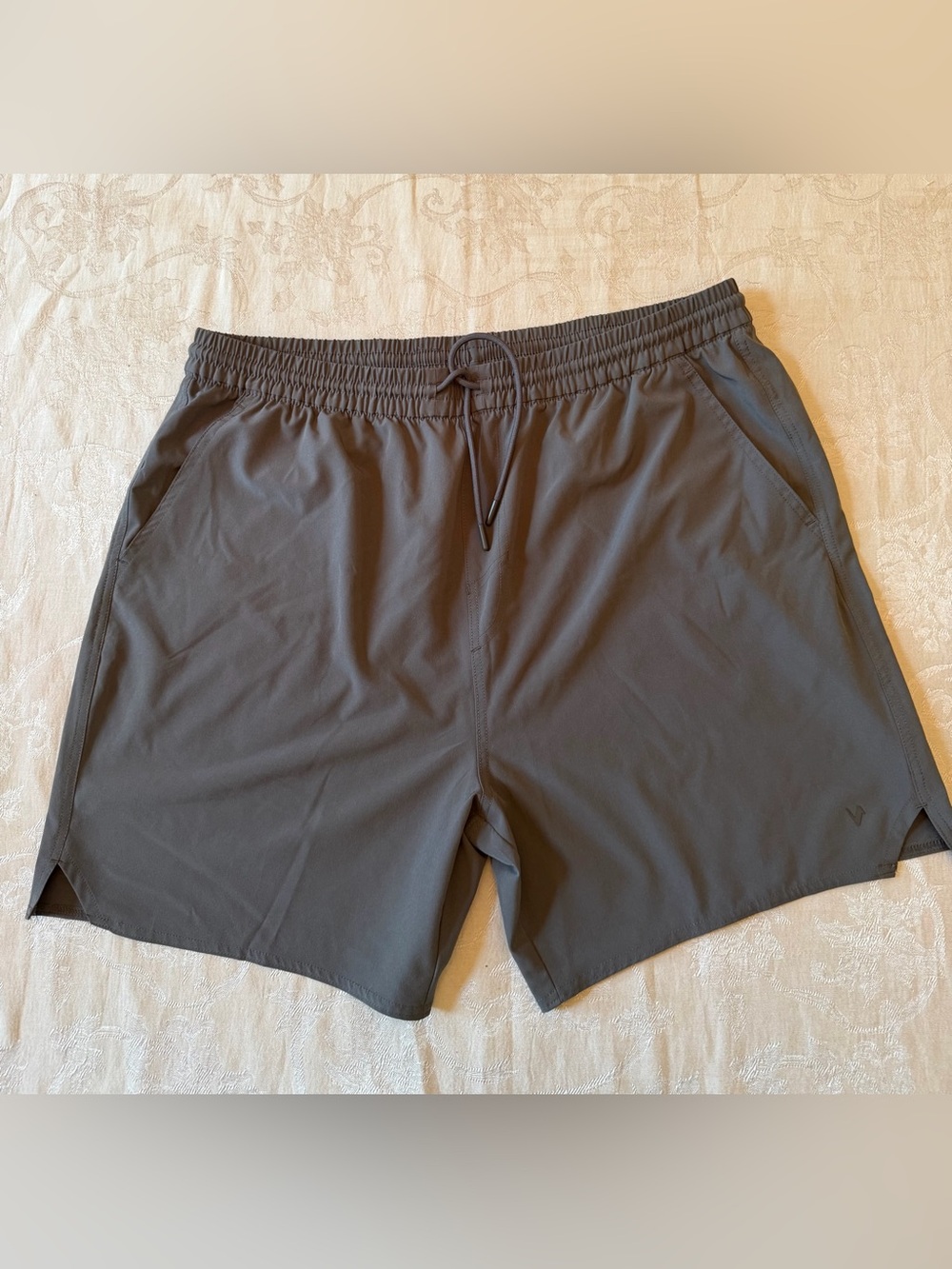 VIVELY Men’s Athletic Shorts With Pockets Gray Size XL